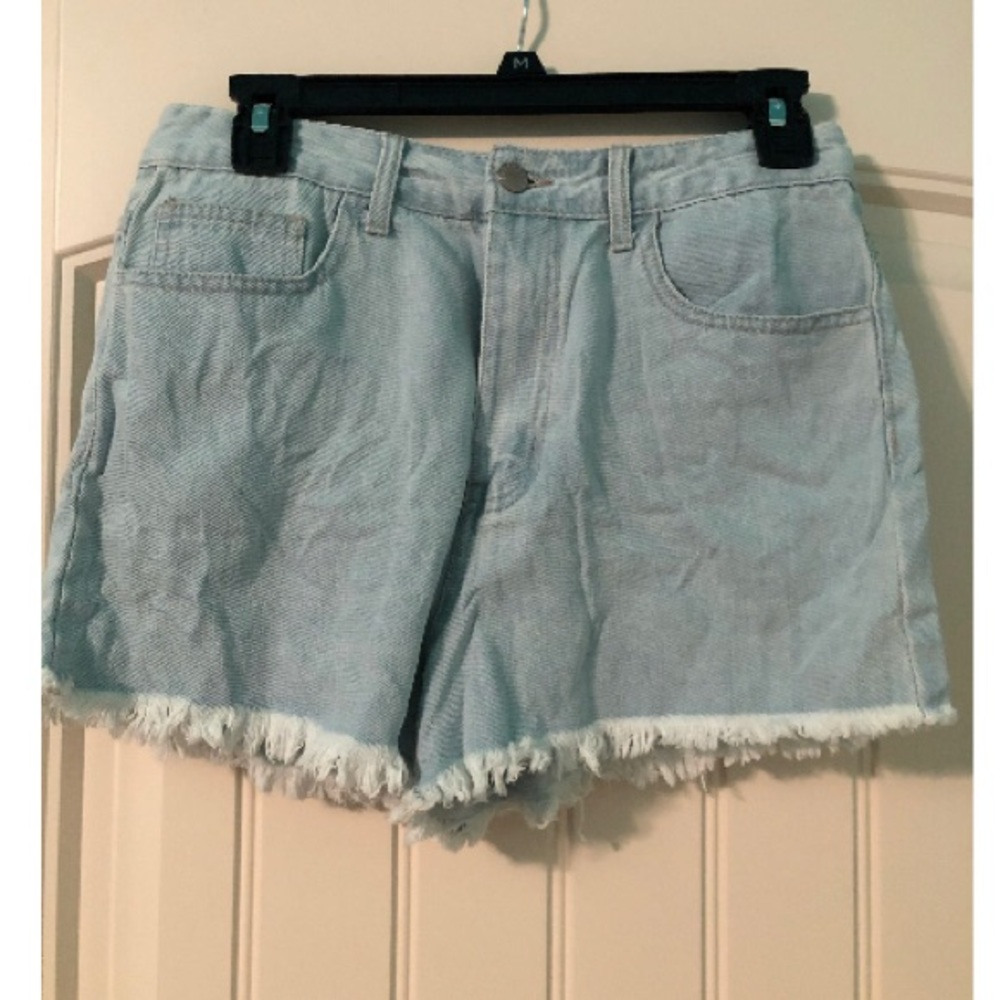 Forever 21 light denim shorts
